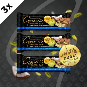 GAM’S PROTEIN DUBAI TYČINKA KADAIF S PISTÁCIAMI A KOKOSOM 60 g - 3 ks