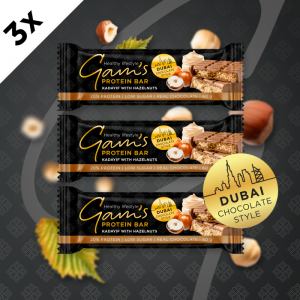 GAM’S PROTEIN DUBAI TYČINKA KADAIF S LIESKOVCAMI 60 g - 3 ks