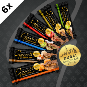 GAM’S PROTEIN DUBAI TYČINKA MIX 60 g - 6 ks