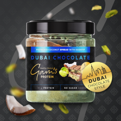 GAM’S PROTEIN DUBAI SPREAD S PISTÁCIAMI A KOKOSOM 135g