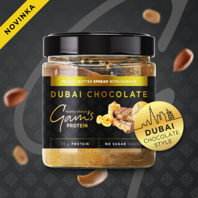 GAM’S PROTEIN DUBAI SPREAD S ARAŠIDOVÝM MASLOM 135g