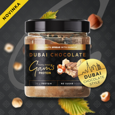GAM’S PROTEIN DUBAI SPREAD S LIESKOVÝMI ORIEŠKAMI 135g