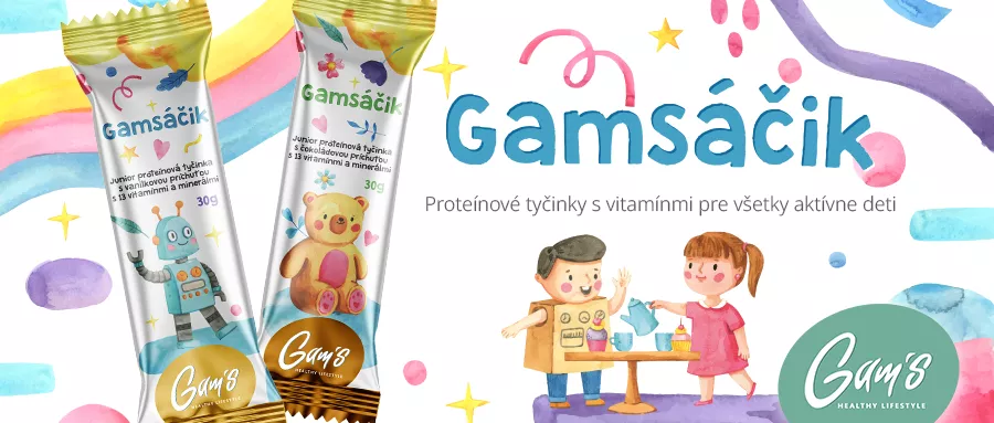 Gamsáčik - Junior proteínové tyčinky