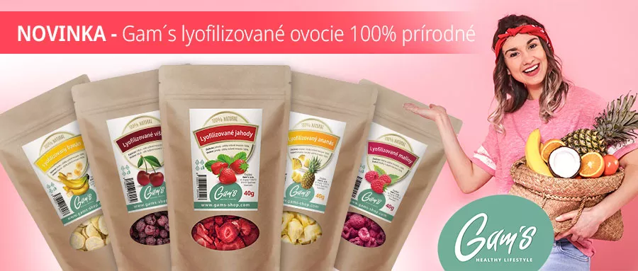 Gam´s lyofilizované ovocie